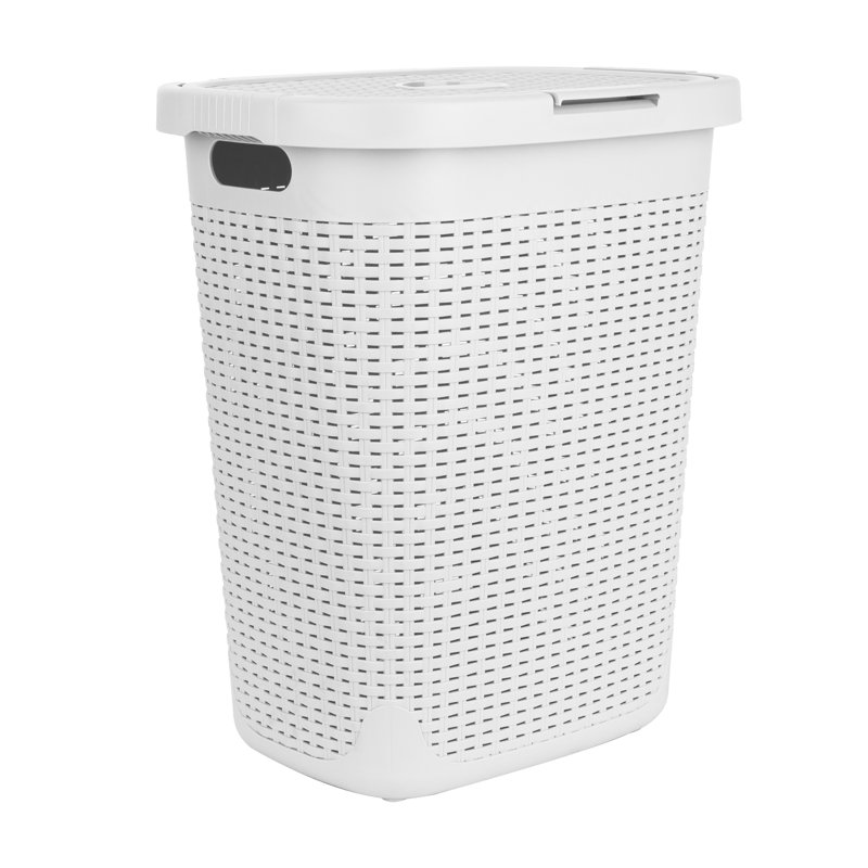 Mind Reader Wicker Laundry Basket & Reviews Wayfair